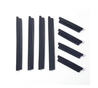 Silenciadores De Puerta Coche 8 Unids/Set Tira Protectora Puerta Coche Barra Choque Automática Parachoques Embellecedor Protector Borde Esquina Decoración(Black)