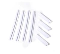 Silenciadores De Puerta Coche 8 Unids/Set Tira Protectora Puerta Coche Barra Choque Automática Parachoques Embellecedor Protector Borde Esquina Decoración(White)