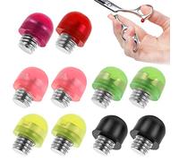 Silenciadores de repuesto de tijeras de aseo de silicona, 10 piezas de silenciador (Color aleatorio)