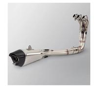 Silenciadores escape moto Para MT09 FZ09 Para XSR900 Tracer 9 2021-2025 Escape Motocicleta Modificar Colector AT2 Silenciador Con Sistema Escape Completo DB Killer(24-25 V4 AT2)