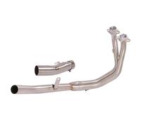 Silenciadores Escape Para Moto Escape Motocicleta Tubo Medio Delantero Modificado Conexión De Silenciador Completo Para COLOVE 500X Para ZF500GY Para MACBOR Para MONTANA XR5