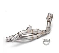 Silenciadores escape para moto Para R1 Para YZF-R1 Tubo Enlace Medio Silenciador Modificado De Doble Salida