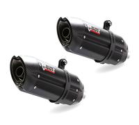 SILENCIADORES MIVV SONIDO ACERO NEGRO PARA KAWASAKI Z 1000 2014-2018