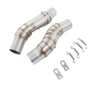 Silenciadores Traseros Escape Accesorios para Motocicleta, silenciador de Escape Completo, Tubo Enlace Medio Modificado 2003 a 2017 para Z1000 Z1 ni&nja1000
