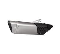 Silenciadores Traseros Escape Silenciador de Escape Universal para Motocicleta M1 51mm con Cubierta Protectora, Tubo para ni&nja400 Z900 R15 CBR650R R3 ZX6R K12(Type-C)