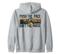 Silenciar el Ruido ES motivación para Caminar al Aire Libre Sudadera con Capucha