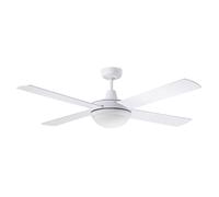 Silenciioso Ventilador con Mando a Distancia Lámpara Blanco 122CM Enfriador Luz