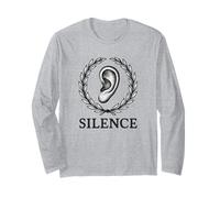 Silencio Estoico Virtud Laurel Oreja Manga Larga