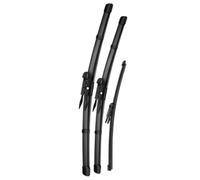 Silencio limpiaparabrisas Para X1 Para E84 2009-2015 Limpiaparabrisas Delanteros Y Traseros 24"+19"+12" Escobilla piaparabris