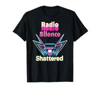 Silencio Roto Radio Estética Retro Cultura Cassette Camiseta