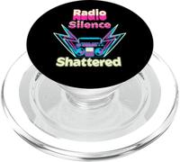 Silencio Roto Radio Estética Retro Cultura Cassette PopSockets PopGrip para MagSafe