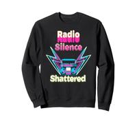 Silencio Roto Radio Estética Retro Cultura Cassette Sudadera