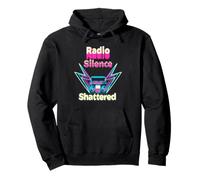 Silencio Roto Radio Estética Retro Cultura Cassette Sudadera con Capucha