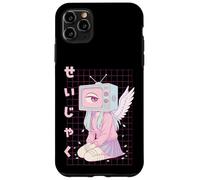 Silencio Yami Kawaii Menhera Anime Chica Dreamcore Harajuku Carcasa para iPhone 11 Pro Max