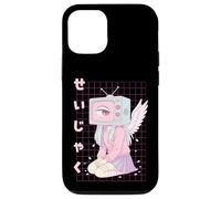Silencio Yami Kawaii Menhera Anime Chica Dreamcore Harajuku Carcasa para iPhone 12/12 Pro