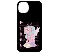 Silencio Yami Kawaii Menhera Anime Chica Dreamcore Harajuku Carcasa para iPhone 14 Plus