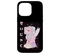 Silencio Yami Kawaii Menhera Anime Chica Dreamcore Harajuku Carcasa para iPhone 14 Pro Max