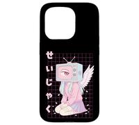 Silencio Yami Kawaii Menhera Anime Chica Dreamcore Harajuku Carcasa para iPhone 15 Pro