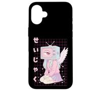 Silencio Yami Kawaii Menhera Anime Chica Dreamcore Harajuku Carcasa para iPhone 16 Plus