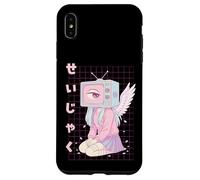 Silencio Yami Kawaii Menhera Anime Chica Dreamcore Harajuku Carcasa para iPhone XS Max