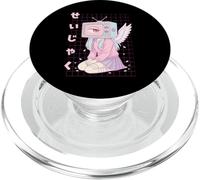 Silencio Yami Kawaii Menhera Anime Chica Dreamcore Harajuku PopSockets PopGrip para MagSafe