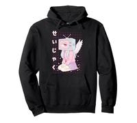Silencio Yami Kawaii Menhera Anime Chica Dreamcore Harajuku Sudadera con Capucha