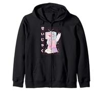 Silencio Yami Kawaii Menhera Anime Chica Dreamcore Harajuku Sudadera con Capucha