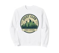 Silencioso Club Bosque División Retro Naturaleza Amante Introvertido Sudadera