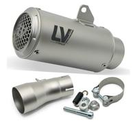 Silencioso LeoVince LV CORSA S plateado ABE, compatible Honda CB 1000 R
