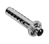 Silencioso slip-on ajustable de acero inoxidable, montaje universal | Silenciador de escape para moto, para circulación urbana, caminos forestales, exploración, carreras, entrenamiento