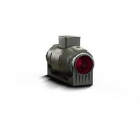 Silencioso Ventilador de Tubo 100MM Profesional Aire Salida Aparato Lineo 260M