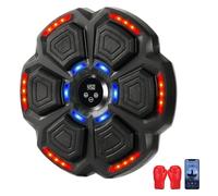 Silencomfort Music Boxing Machine, Máquina de Boxeo Musical de Pared con Bluetooth y Modo de Cuenta, 9 Modosde Velocidad, Boxeo Pared Musical con Guantes de Boxeo para Adultos y Niños Ejercicio