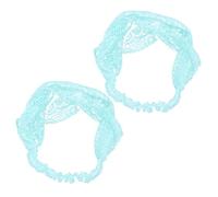 SILENRADAWN 2 Diademas Anchas de Encaje para Mujer Elástico, Diseño Delicado y Tamaño Único que Mantiene el Cabello Ordenado para Uso Diario