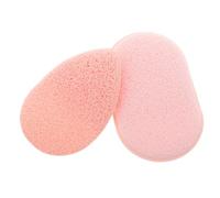 SILENRADAWN 2 Piezas Esponja Limpiadora Cara Tipo Guante Esponja de Limpieza Rosa Reutilizable para Mujer y Desmaquillado