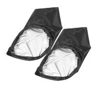 SILENRADAWN 2 Unidades Protector, de Vehículo Eléctrico de Puerto para Carga : Funda Negra Resistente Lluvia y Uso Exteriores Áreas de Descanso en Carretera