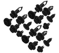 SILENRADAWN 200 Clips de Sujeción para Coche de Nylon Negro, Sujetadores Automotrices Versátiles para Reparaciones y Proyectos DIY en Faldones Laterales y Capós