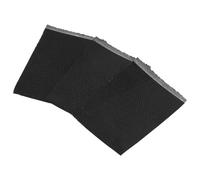 SILENRADAWN 3 Fundas de Piel de Oveja para Violín, Accesorios Musicales Cómodos para Corrección de Agarre y Prevención de Errores, Paquete de 3 Piezas Negras