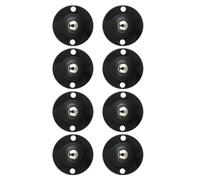 SILENRADAWN 8piezas Ruedas Adhesivas Giratorias Acero para Cajas de Almacenaje y Contenedores Reemplazo Firme y Suave para Carrito y Muebles Compatible con Cubos y Maceteros