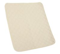 SILENRADAWN Almohadilla Protectora para Asiento de Coche y Sofá Antideslizante Beige, Cojín Reutilizable de Fibra de Poliéster, para Sillas de Ruedas y Uso Diario, Absorbente y Lavable