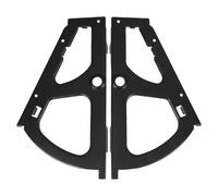 SILENRADAWN Bisagras Abatibles Ocultas de Hierro Negro para Zapatero, Diseño Sola Capa, Soporte Fiable y para Montaje de Cajón de Zapatos, 2 Piezas