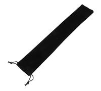 SILENRADAWN Bolsa para Flauta Dulce con Cordón de Tela Negra, Portátil y Multifuncional, Adecuado para Proteger y Almacenar Instrumentos Pequeños en Movimiento