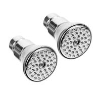 SILENRADAWN Cabezal de Ducha de Aleación para Baño Interior Alta Presión y Flujo de Agua Potente, Pack de 2 Piezas Reutilizables para Ducha