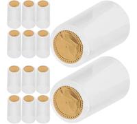 SILENRADAWN Cápsulas Termorretráctiles para Conservación y Ahorro de Espacio en Botellas 100 Selladores de PVC para Botellas de Vino de Boca Recta 30mm