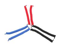 SILENRADAWN Cordones Elásticos de Silicona Fácil de Poner sin Necesidad de Atar para Zapatos Deportivos Resortes Rizados Paquete de 6 Piezas en 3 Colores Adultos