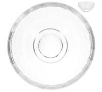 SILENRADAWN Cuenco de Cristal Transparente de 8 Cm para Mezclar Faciales y Aceites Esenciales, Tazón Pequeño para Salón de Belleza y Cuidado Piel, Recipiente Multiuso para Spa y Tratamientos