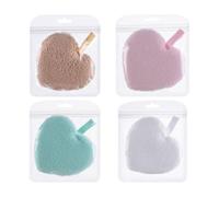 SILENRADAWN Esponja Limpiadora Facial y Eliminación de de Grasa en Forma de 4piezas, Esponja de Maquillaje Reutilizable para Adecuado para Uso