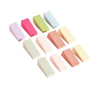SILENRADAWN Esponjas de Manicura Degradadas Triangulares Color Aleatorio 24 Piezas de Esponja de Espuma Portátil y Práctica para Decoración de Uñas en Casa y Salón Profesional