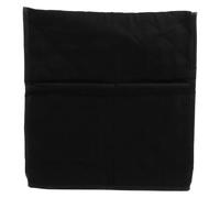 SILENRADAWN Funda Protectora para Cafetera de Cocina 34x33x36 Cm, Cubierta Reutilizable Negra Textura Resistente a Manchas, Funda Bolsillos para Máquinas de Café Espresso y Automáticas