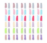 SILENRADAWN Fundas de Algodón Transpirables para Dedos, Protectores de Puntas Flexibles, 100 Unidades para Trabajo y Protección Manual, Cubre Dedos Absorbentes y Cómodos para Varios estilos