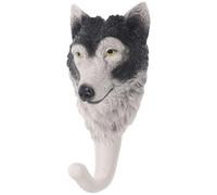 SILENRADAWN Gancho de Pared Decorativo Gancho para Colgar Ahorrador de Espacio de Resina con Forma de Animal Único Adecuado para Abrigos y Llaves